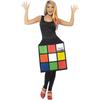 Rubik`s Womens/Ladies Puzzle Cube 3D Costume Dress