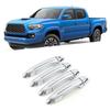 Silver ABS Exterior Door Handle Cover Sticker Set for Tacoma