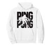 Koningin Pong Meisje Tafeltennis Speler Meisje Ping Pong Hoodie