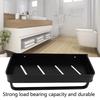 Aluminum Towel Rack Wall Mounted Storage Shelf Practical Bathroom Shelf  Shower Area