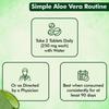 Baidyanath Aloe Vera 60 Tablets 250 Mg Daily Wellness Supplement Skin Care Support Routine Vegetarian Pack Of 1