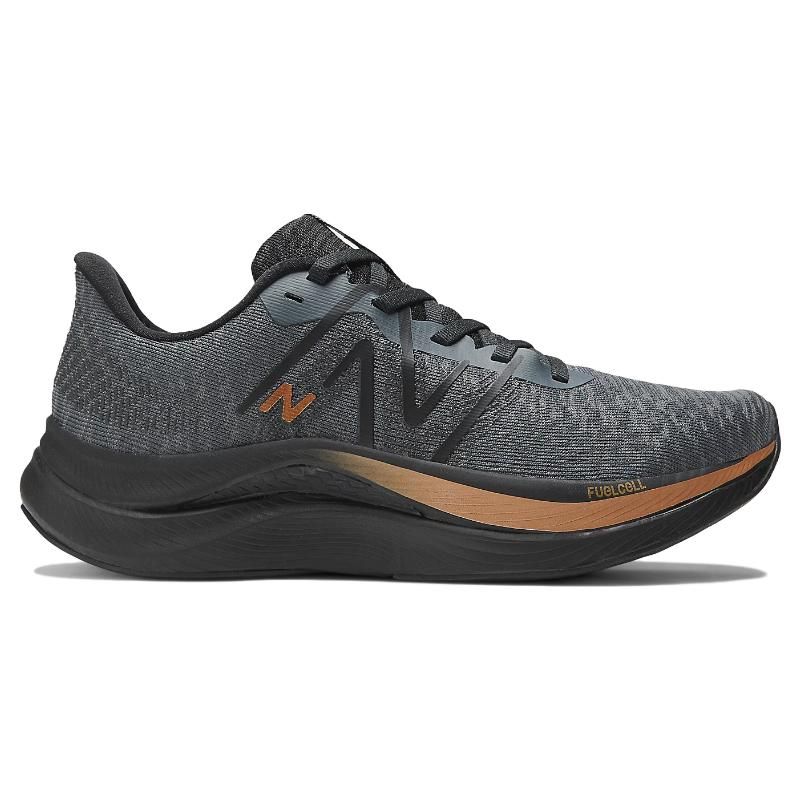 New Balance FuelCell Propel V4 Graphite Copper Metallic Women Sneakers Black WFCPRGA4
