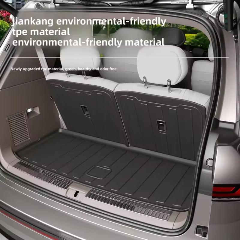 For Volkswagen ID. ERA 9X 2026 Car Trunk Mat TPE 3D Rear Seat Backrest Mat Trunk Storage Mat Trunk Carpet Waterproof Cargo Liner
