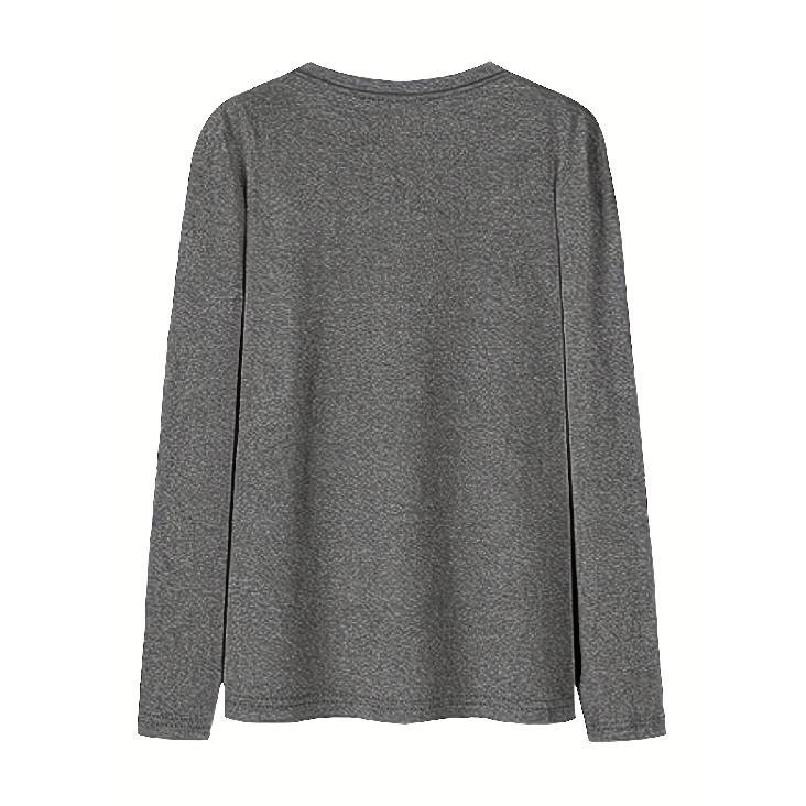 Halloween print fashion retro-style women's spring, summer, autumn, and winter retro sporty top with round neck and long sleeves T Shirt