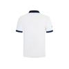 Emporio Armani EA7 SS24 Striped Logo Letter Print Short Sleeve Polo Shirt Men Tops White 3DPF09-PJPCZ-1100