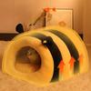 Beehive Pet Bed Winter Warm Cat House Cute Dog Bed Enclosed Slip Resistant Cozy Cat Cave Dog House Mascotas Cat Tent Pet Items