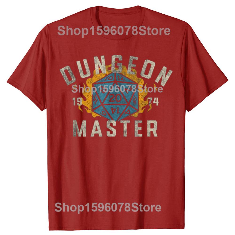Vtipná grafická trička Dungeons & Dragons Dungeon Master Pánská Dámská Humor Streetwear Tričko Krátký Rukáv Unisex Volné Oblečení