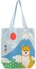 Friends Hill A4 Tote Bag, Japanese Shibata Design, Blue [ES-908-136]