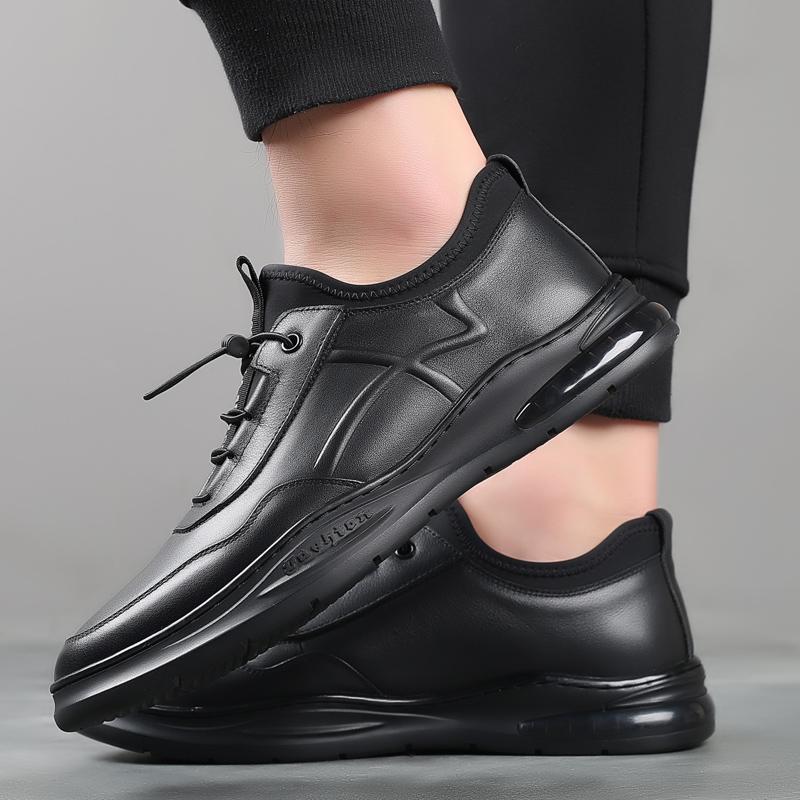 Men Casual Shoes Breathable Sneakers Leather Shoes Outdoor British Style Men Luxury Designer Boat Shoes Men Zapatos Hombre