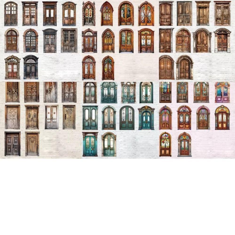 60 pcs Multifunctional Hard Card Stickers Multipurpose Decorative Stickers New DIY Handbook