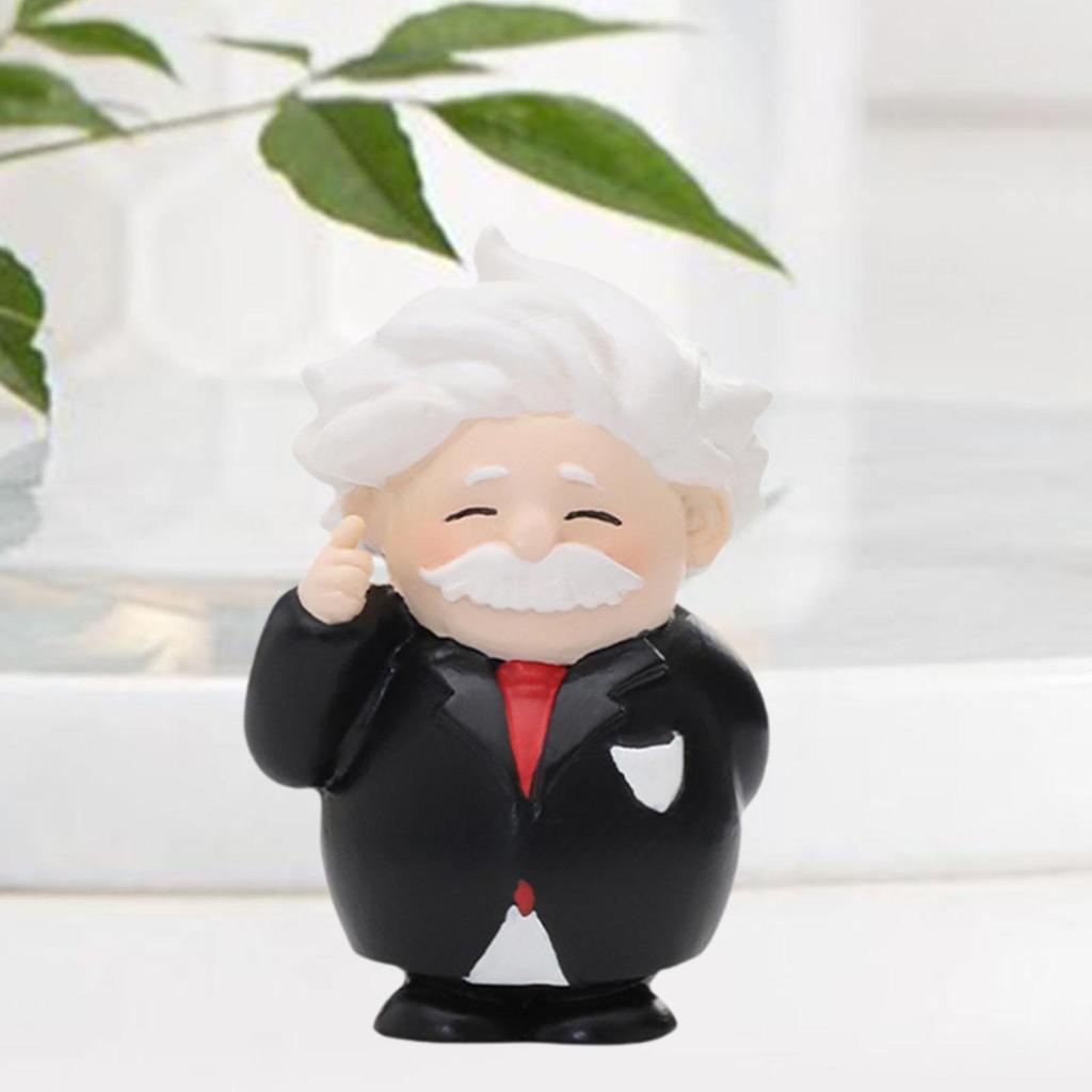 God of Learning Blessing Figurine Friend Gift for Office Living Room Cabinet