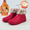 Hot-selling low-tube rain shoes women's fashion water shoes new non-slip rain boots adult warm water boots rubber shoes