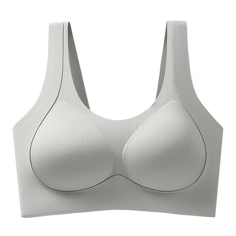 

Latex seamless big chest, small and thin, no steel ring, anti-sagging, closed sub-breasts, gathered thin bra cover 3xl=42/95bc(recommended 72.5-80kg ) бірюзові зелений колір