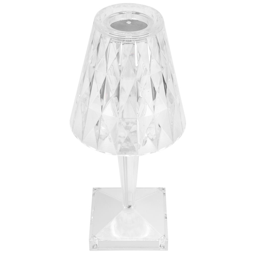 Crystal Lamp Strong Light Transmission Lampshade USB Low Energy Consumption Decorative Table Lamp for Living Room