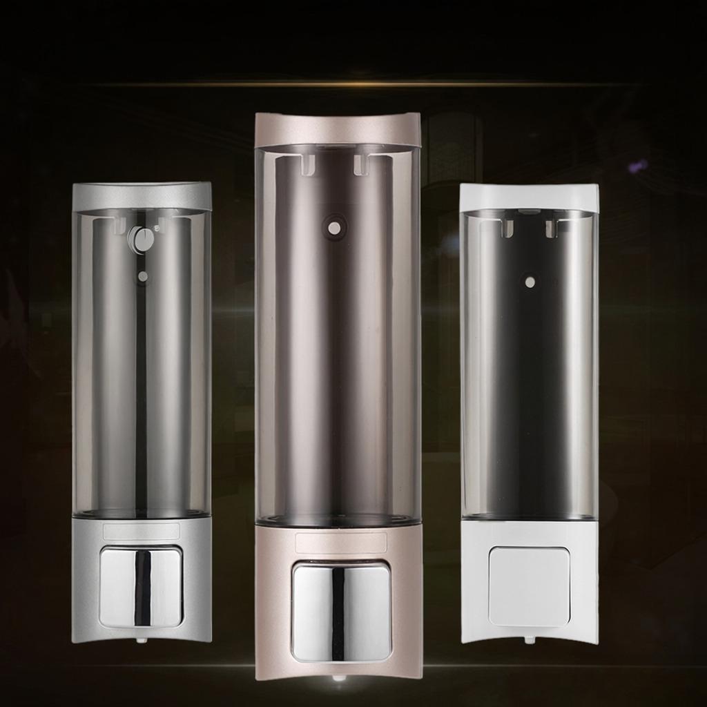 CHUANGDIAN Manual Hand Soap Dispenser Wall Mount Liquid Shampoo Shower Gel Dispenser Hand Cleanser Washroom Lotion Dispenser for Bathroom Restroom Ho
