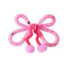 Colorful Shiny Tulle Butterfly Teaser Wand Toy with Flexible Tube for Interactive Play