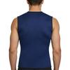 Colete Térmico de Neoprene 3mm, Top de Roupa de Mergulho sem Mangas com Zíper Unissex para Natação Snorkeling Surfe Mergulho Azul Marinho M