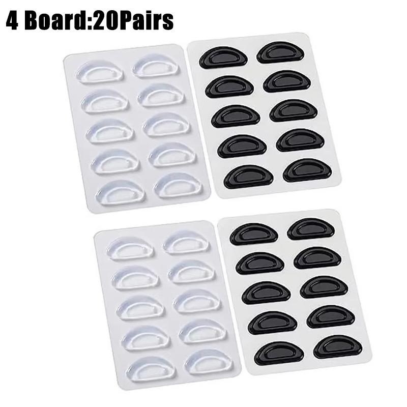 10/20 Pairs Eyeglasses Anti Slip Nose Pads Soft Silicone Adhesive Glasses Nose Pads For Plastic Frame Glasses Sunglasses