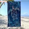 Vibrant Tropical Red Sea Turtle Beach Towel Quick Dry Soft Microfiber Towel for Beach Days Getaways & Lively Poolside Lounging