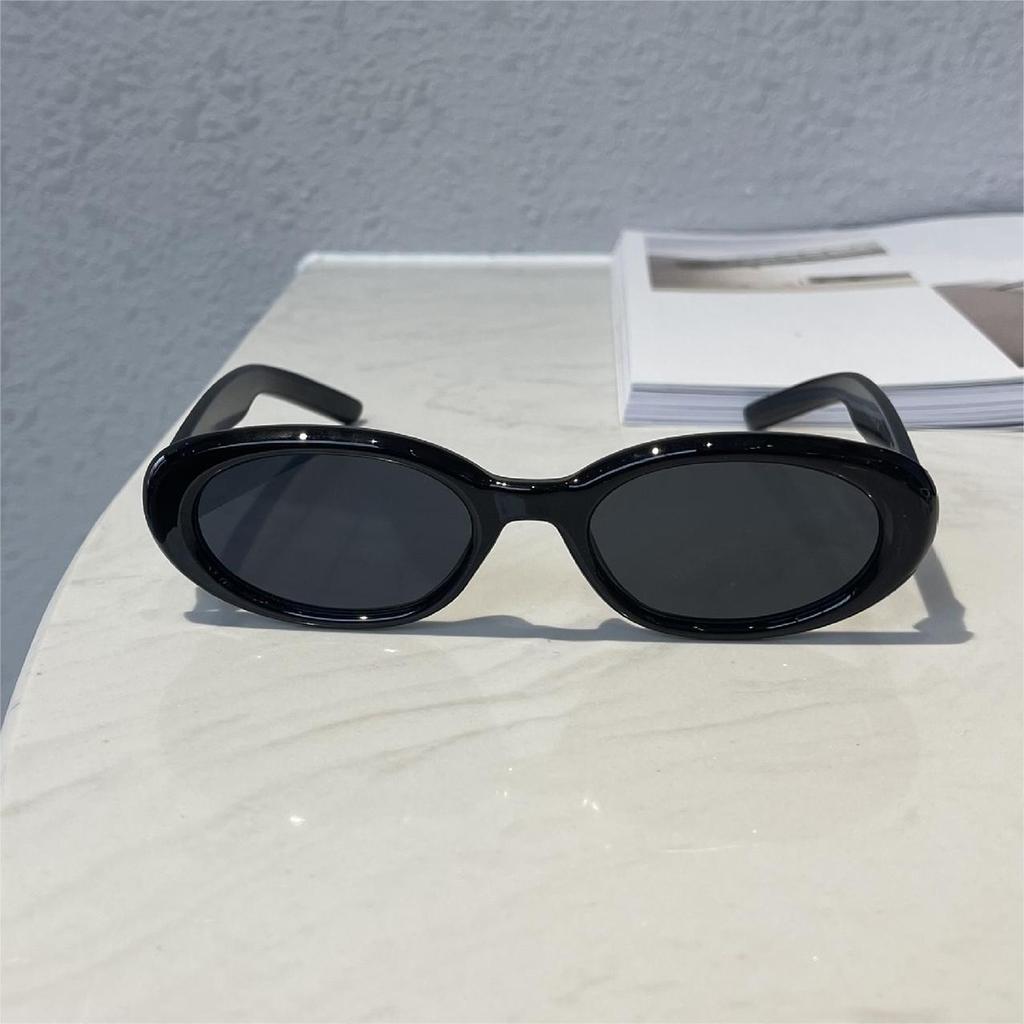 New Sunglasses Female Tide Cross Leg Advanced Glasses Star Oval Sunglasses Male Sunglasses Female Sunglasses Women's Sunglasses