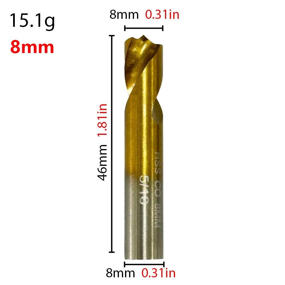 1Pcs Durable 6.5/8/10mm HSS Drill Bit Metal Cobalt Containing Spot Weld Drill Bit Countersink Bit Welding Remover Milling Cutter