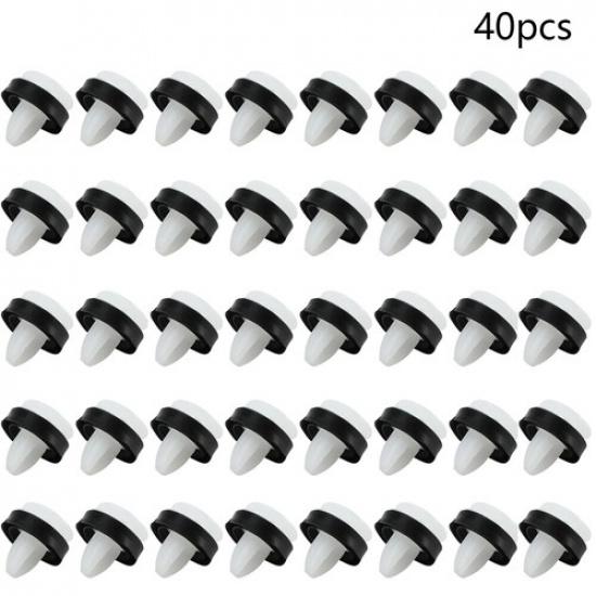 40x Front Door Plastic Trim Clips for Ford Transit 150 250 350 Range Rover Sport