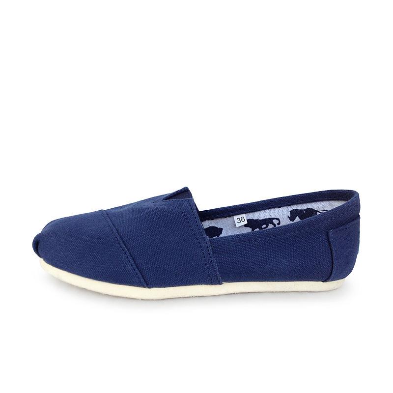 

Spring/Summer Linen Slip-On Loafers - Hard Sole Casual Shoes 39