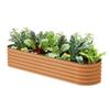 Raised Garden Bed Kits 17 Tall 9 In 1 8ft X 2ft Metal Raised Planter Bed Outdoor for Vegetables Flowers Ground Planter Box Terr