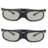 2Pcs 144Hz 3D Active Shutter Glasses DLP LinK LCD Lens 3D Glasses for 3D DLP Orojectors