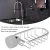 Aluminum and Plastic Sponge Drainer Rack Adjustable Sink Drainer Basket  Home Kitchen Bathroom