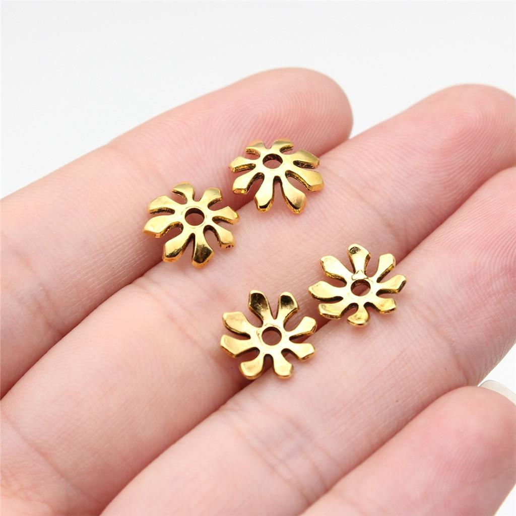 Small Bead Cap Spacer End Caps Antique Bronze Zinc Alloy Jewelry Making Craft Part As DIY Bead Cap