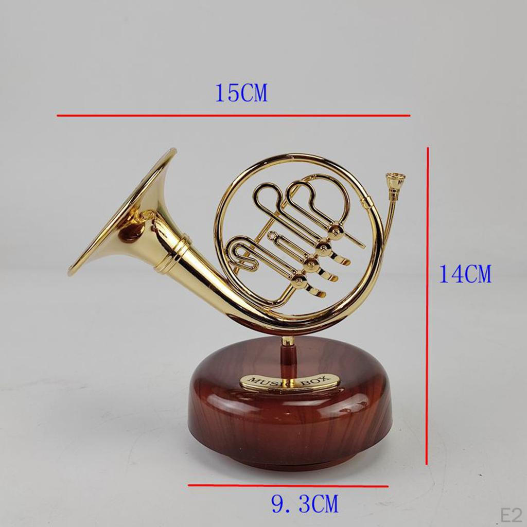 Creative Classical Musical Instrument Music Boxes Miniature Vintage for Year Gift Birthday