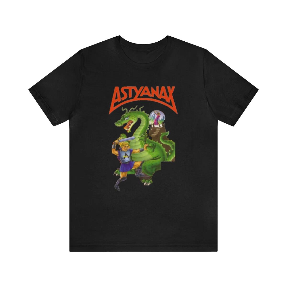 Astyanax NES Retro Style Pixel Art Unisex Short Sleeve Tee 100% Cotton T-shirt Mens Tees Top S