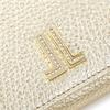 Lanvin Collection Love Laperce Bifold Wallet 65-6807 Women's Gold