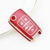 Shell Fob Tpu Car Folding Key Case Cover For Opel Vauxhall Astra Corsa Meriva Insignia For Chevrolet Cruze Aveo Trax Sail Malibu