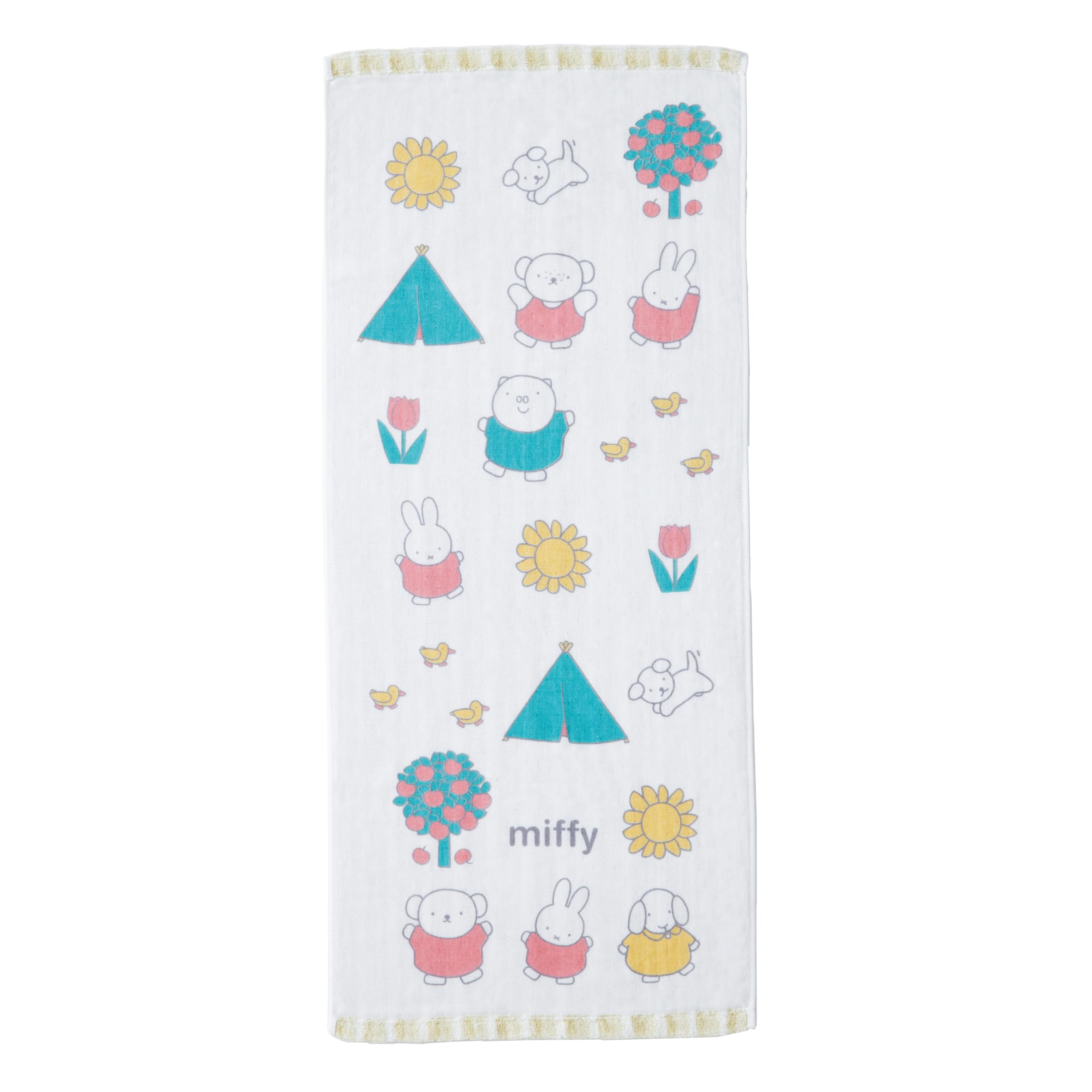 

Полотенце для лица nishikawa Miffy 34X80 см, моющееся, хлопчатобумажная марлевая ворсовая ткань DB4608 Fun Time, белое XT24138604 [Nishikawa] 100% &