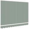 Replacement Canopy Fabric Green and White 3 X 2.5 M Polyester