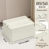 Extra Large Foldable Storage Box for Home, Bedroom, or Living Room - Quilt and Clothes Organizer