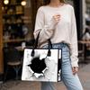 Creative Hole Print Tote Bag Fashion Casual Large Capacity Portable Daily Shopping Shoulder Handbag
