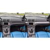 Dashboard Decoration Strip Set Real Carbon Fiber Stickers Trim Cover For BMW E46 1998-2005 Car Interior Styling
