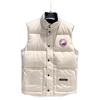 Czysty Oryginalny Unisex Biały Puchowy Kamizelka - Gruba, Ciepła Bezrękawnikowa Kamizelka ze Stójką
