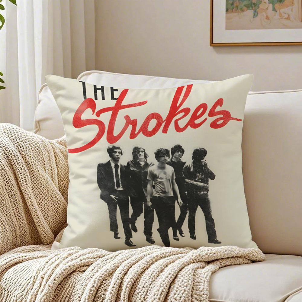 Music IndieRock The SStrokes Cushion Cover Pillowcase Antidustmite living Room Sofa Decor Cushion Room