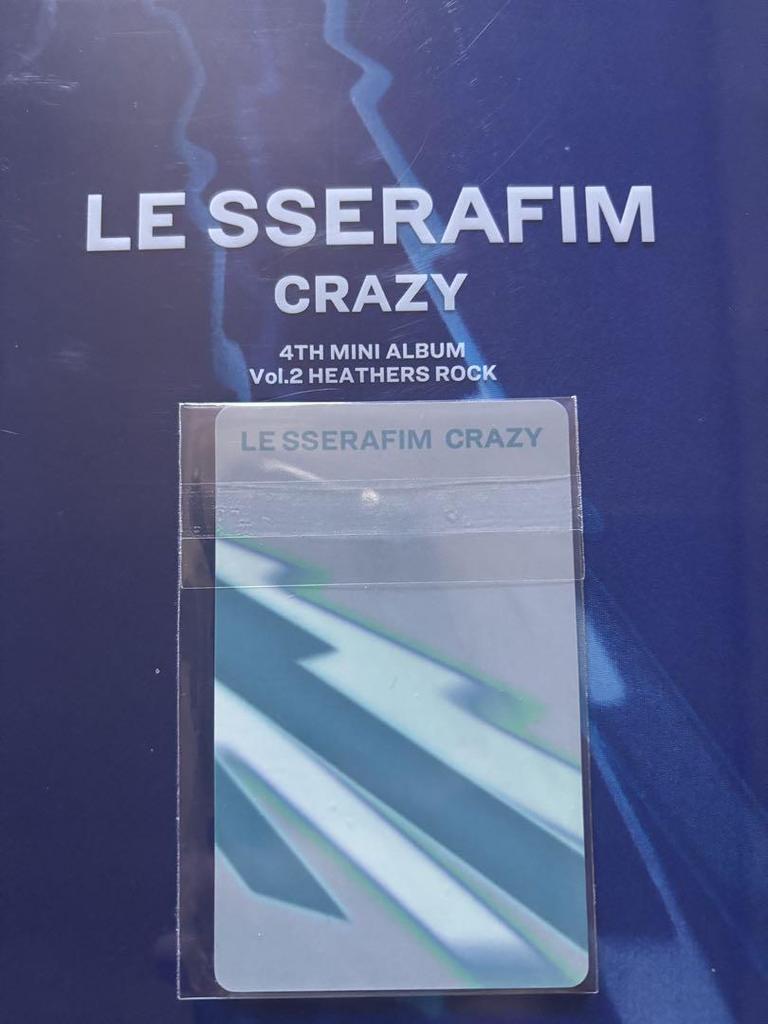 [USED] LE SSERAFIM CRAZY Sakura Photo Card