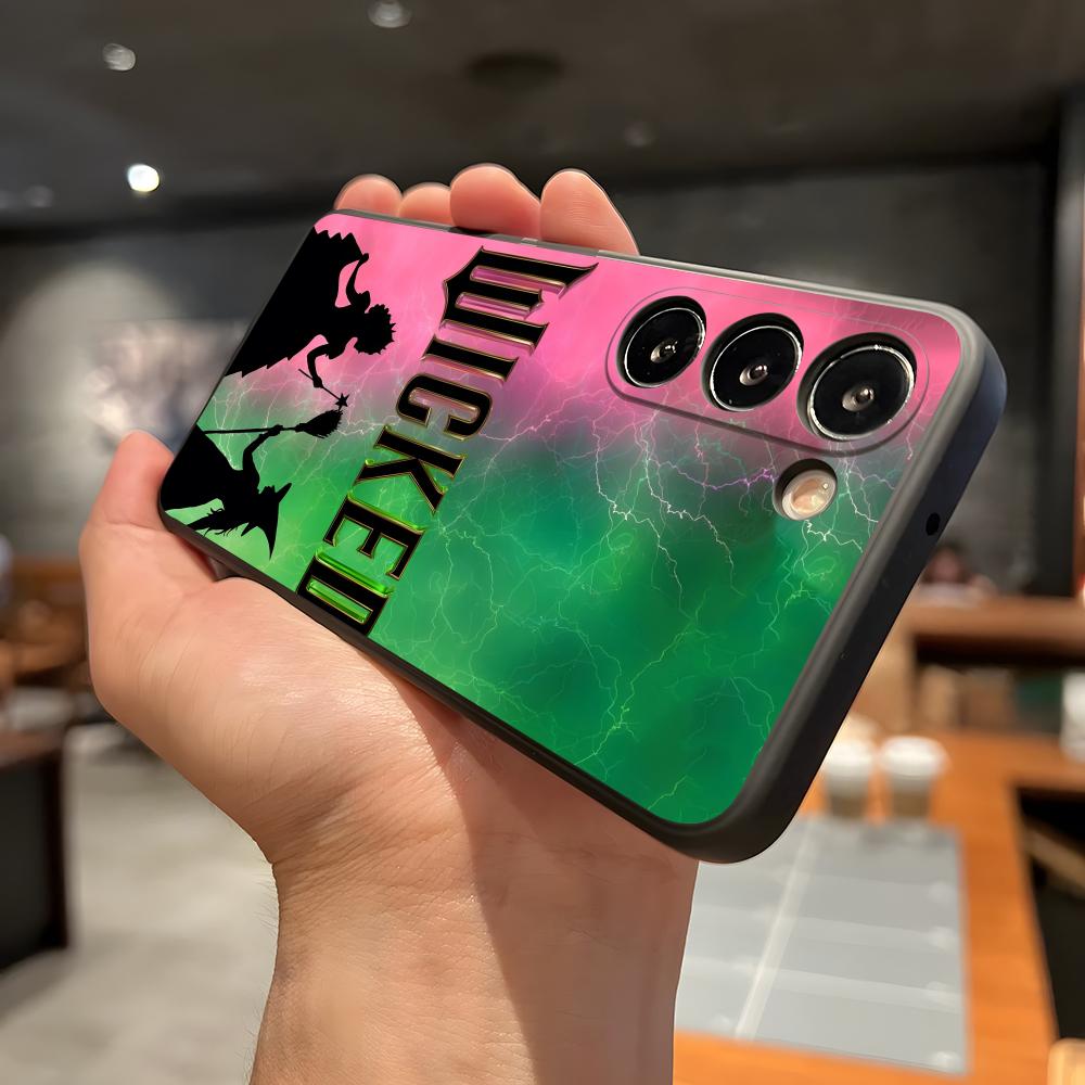 Movie W-Wicked Party Phone Case For Samsung A56 A36 A26 A16 A15 A25 A35 A55 A14 A34 A24 A54 Black Soft Shell