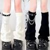 Knitted Long Socks Cold Proof Foot Warmer Sock New Leg Warmers  Women