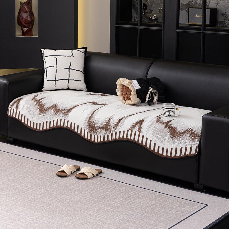 Modern Simple Sofa Cushion Special-Shaped Straight Sofa Cover  New Four-Season Universal Irregular Sofa Cushion Cloth