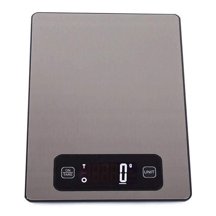 Waga Kuchenna Elektroniczna Do 5 Kg Inox Lcd Dotyk