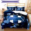 C.F.Monterrey Football Crest Art Printed Pattern Duvet Cover Set – includes 1 duvet cover and 2 matching pillowcases Bedroom decor Christmas gifts