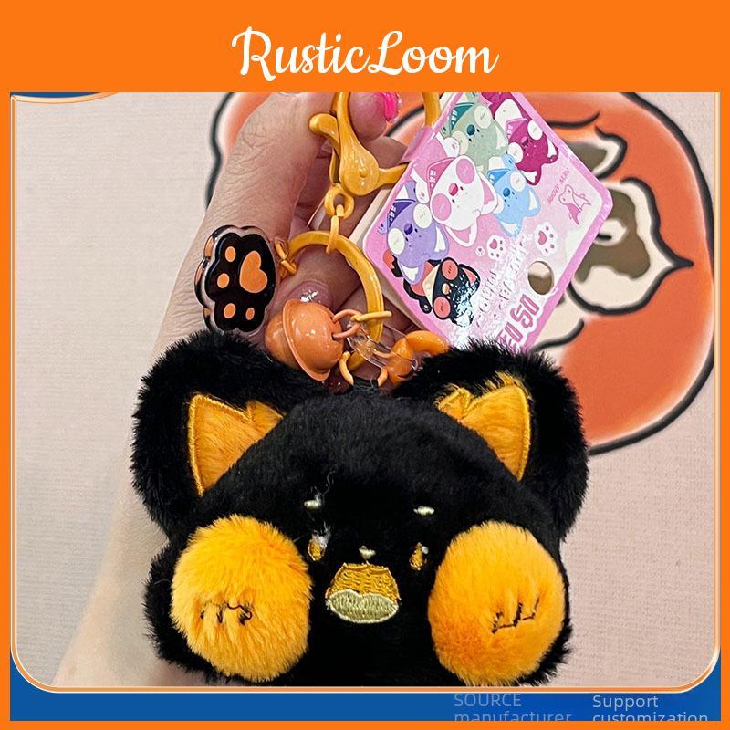 Original Colorful Wow Meow Plush Keychain Delightful Doll Machine Keychain Everyone For