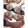 Summer Lace Ultra Thin Women Underwear French High Quality Feather Push Up Bra Set Sexy Brassiere and Hollow Panties Sets Ladies